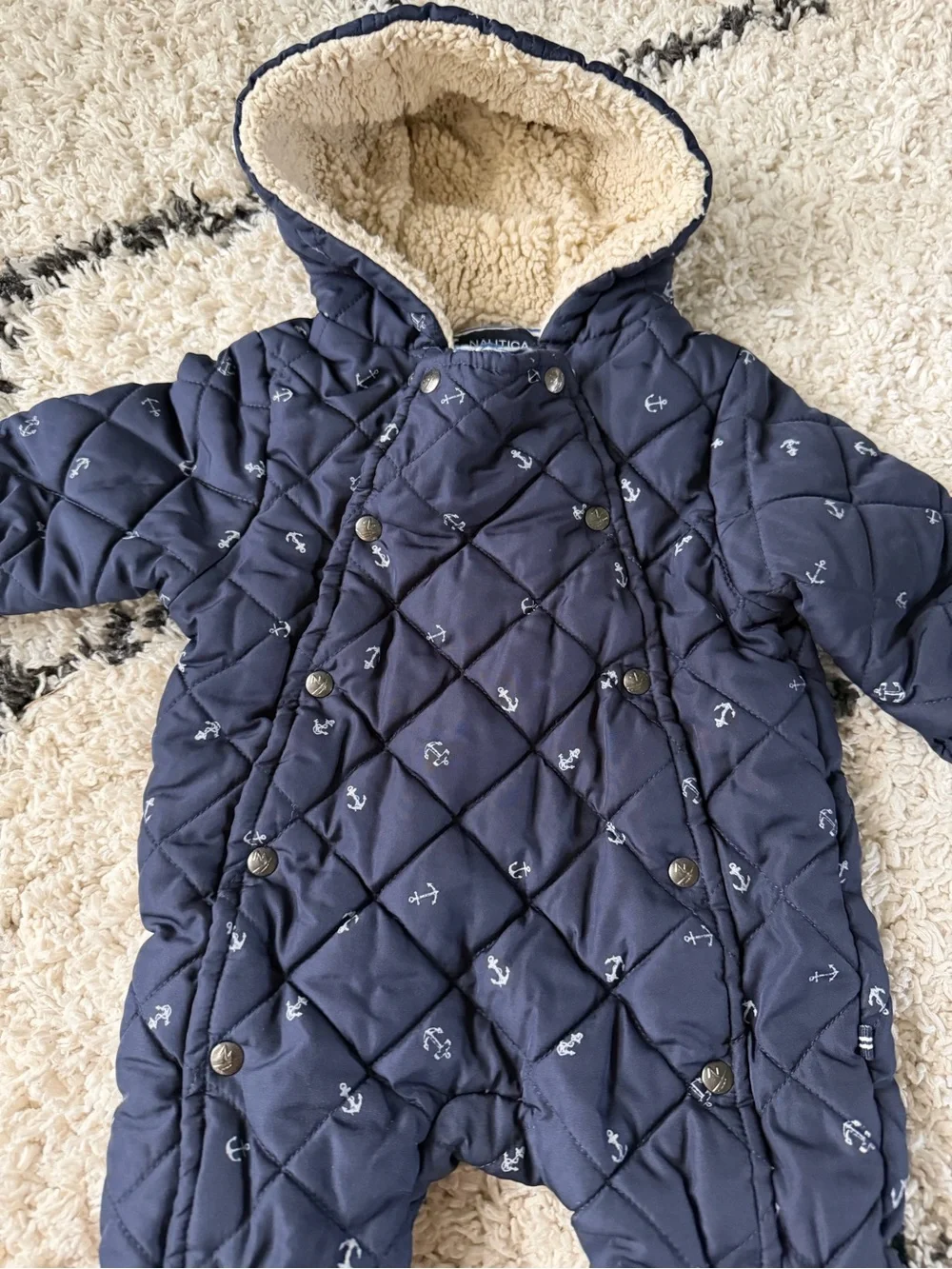 Nautica quilted footed
